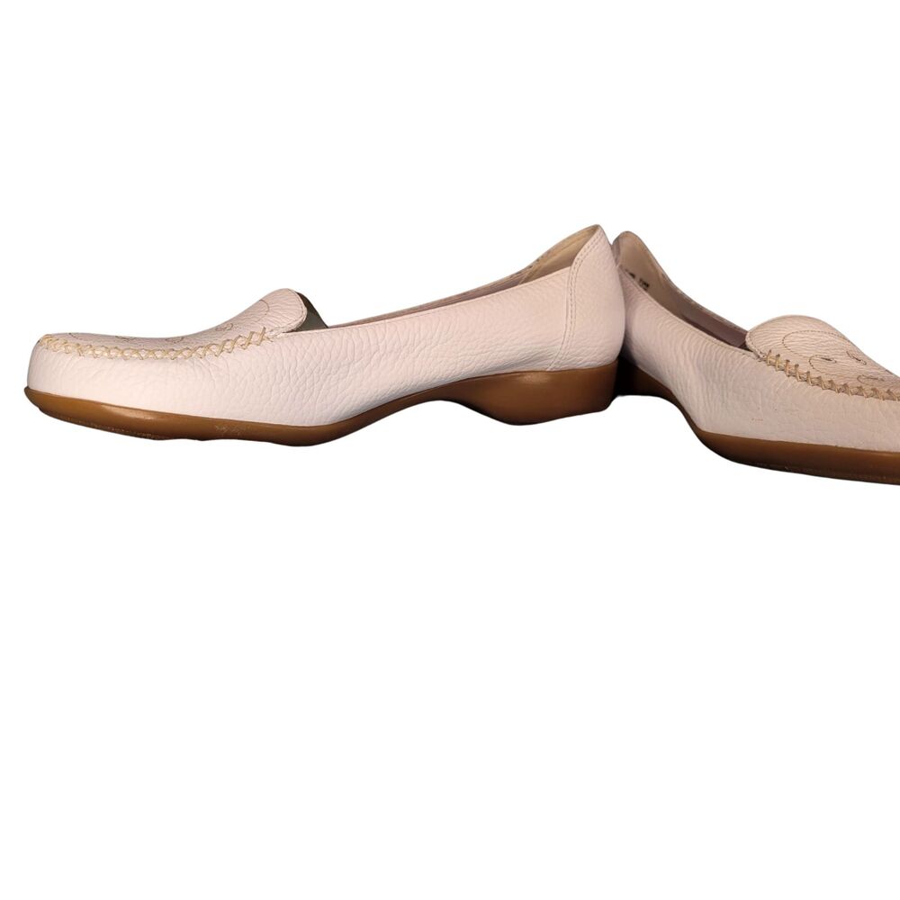 Bare Traps Patti White Driving Shoe, Loafer, Slip On Womens 7.5M Shoes Leather - Picture 8 of 10